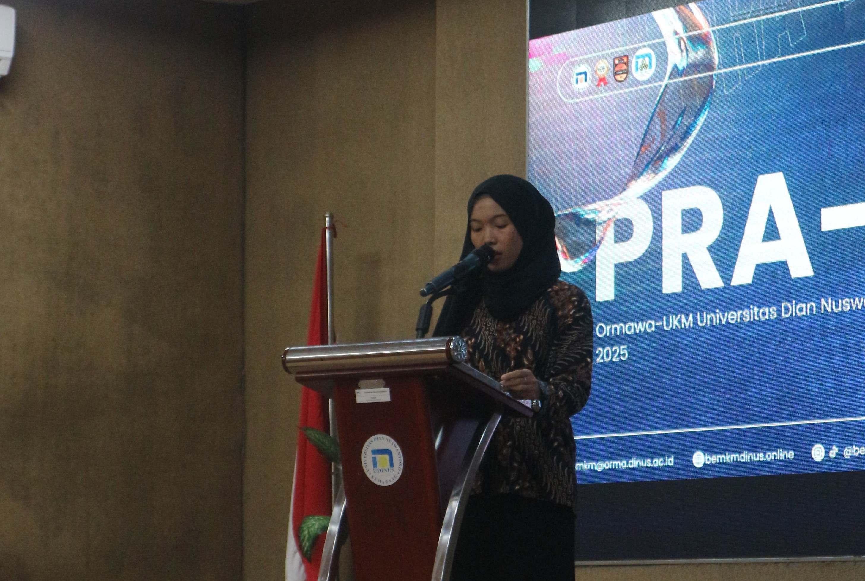 Sambutan Oleh Presiden Mahasiswa